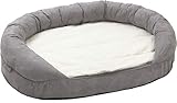 Karlie Liegebett Ortho Bed, oval, grau L: 120 cm B: 72 cm H: 24 cm grau