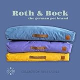 Roth & Bock - The German pet Brand -- orthopädisches Soft Foam Hundebett - Lila, M