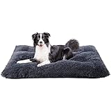 ZENGAOOU Hundebett Grosse Hunde, Hundekissen Waschbar Hundekorb Flauschig - 95x65cm Anti-Angst, Anti-Rutsch Hundematte