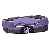 Aquagart Premium Hundekissen kleine Hunde waschbar I Hundebetten für kleine Hunde und Katzen I Katzenbett robust I Hundesofa rutschfest I Größe: M 60 x 50 x 25cm I violett (M, Violett)